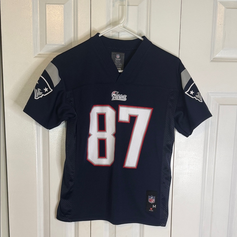 Kids Gronkowski Navy Blue Patriots Jersey